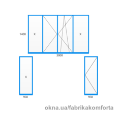 П-ОБРАЗНЫЙ балкон Steko